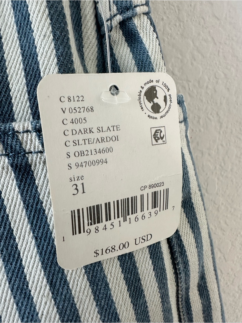 We The Free Moxie Railroad Low-Slung Striped
Jeans SZ 31 NWT - Picture 4 of 7